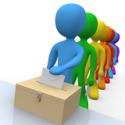 Omino che vota