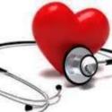 Cuore con stetoscopio