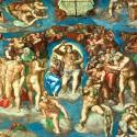 Particolare del "Giudizio Universale" di Michelangelo