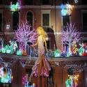 Salerno Luci d'Artista: Primavera del Botticelli