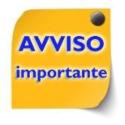 Avviso importante
