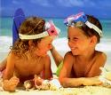 Bambini al mare.