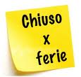 Chiusura per ferie