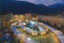 Piazza dei mercatini di Natale.