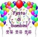 Cartellone della festa dei bimbi