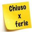 Cartello chiusura