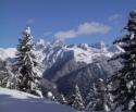winter vacanza in montagna